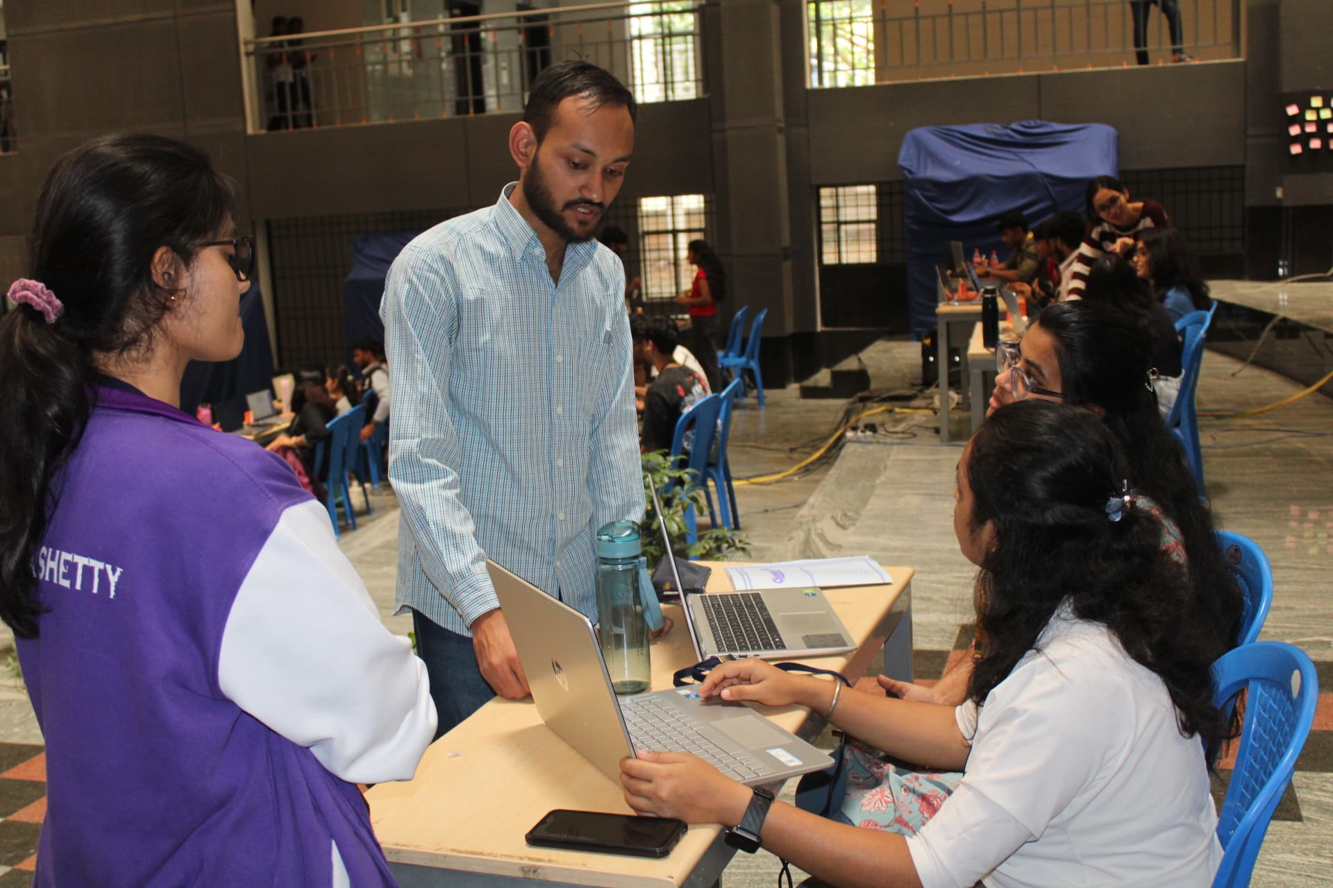 HackSprint 2026 hackathon moments at REVA University