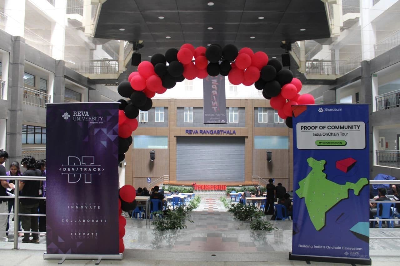 HackSprint 2026 hackathon moments at REVA University