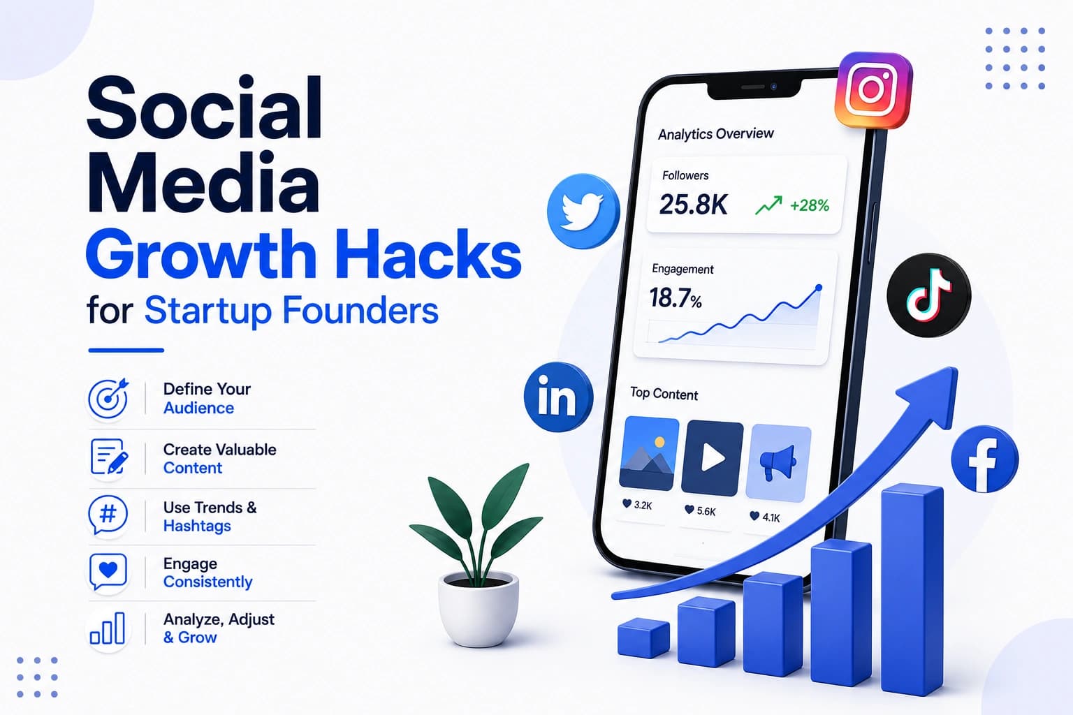 Social Media Growth Graphic