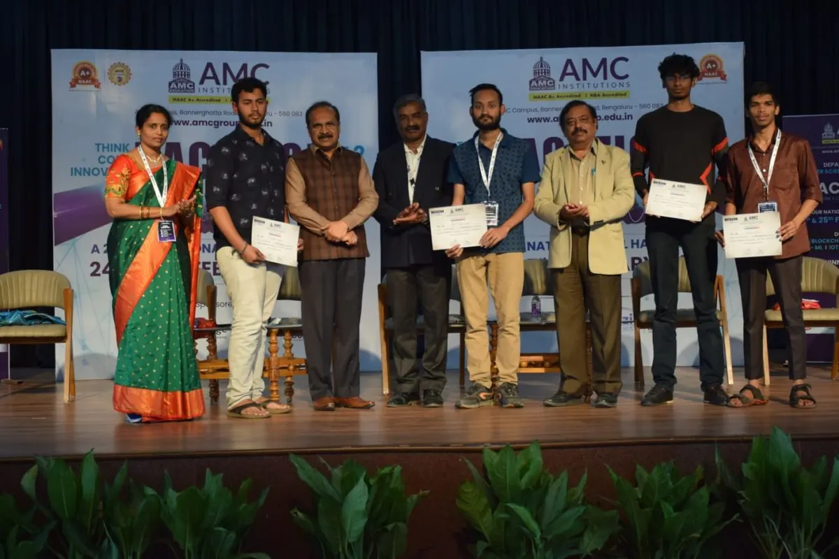 Amit Kumar Singh – Runner-up – HackZion, AMC Engineering College