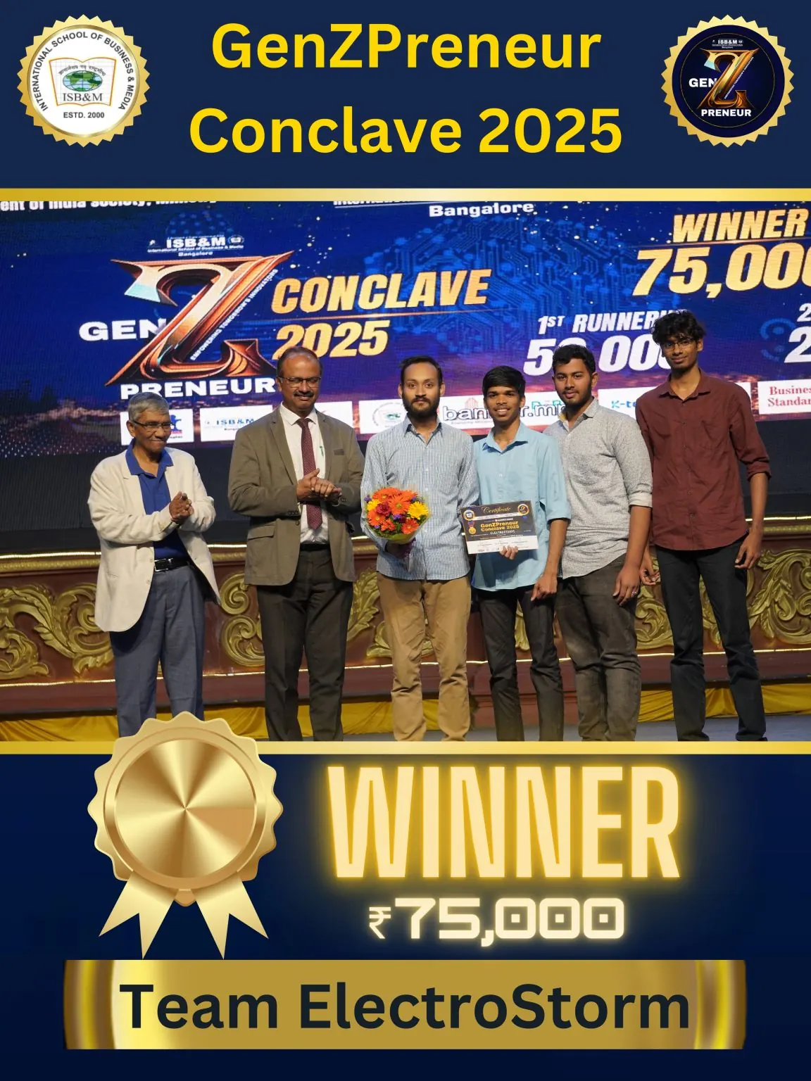 Amit Kumar Singh – winner, GenZpreneur Conclave 2025