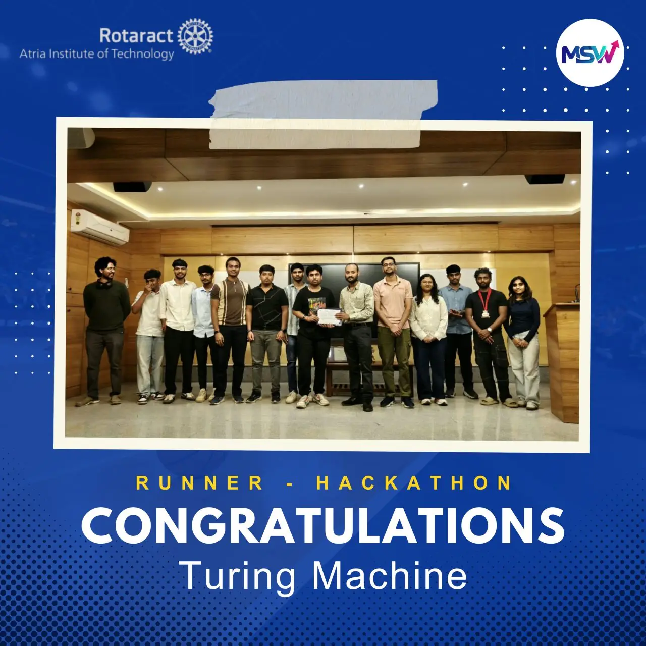 Hackathon runner-up – Turing Machine