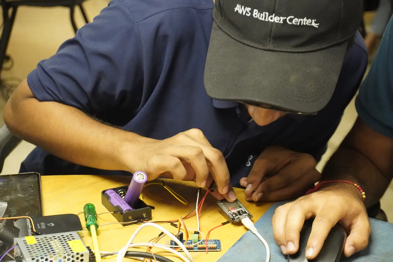 Soldering a prototype