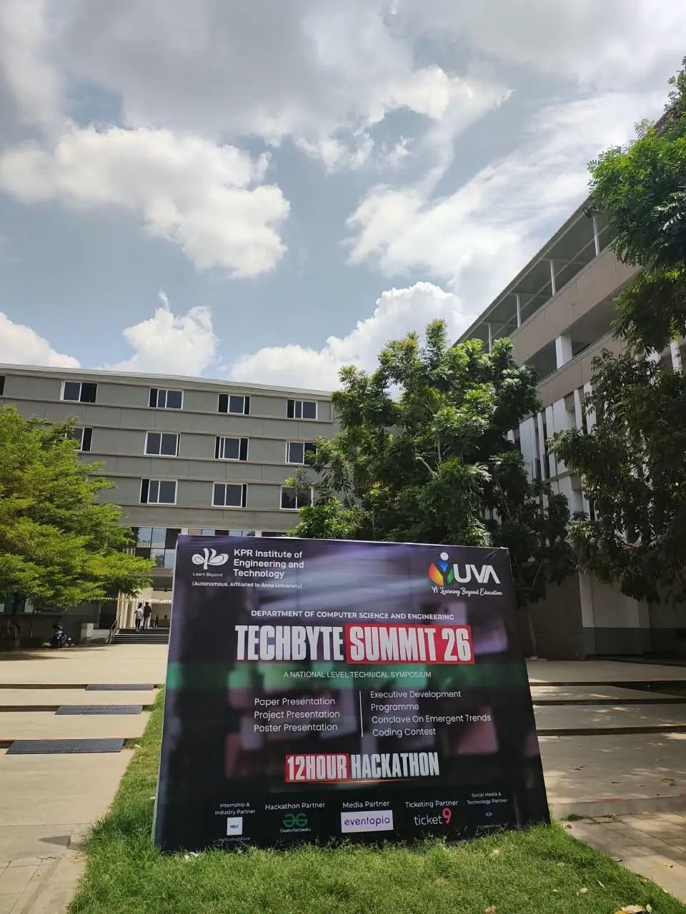 TechByte Summit standee at KPR