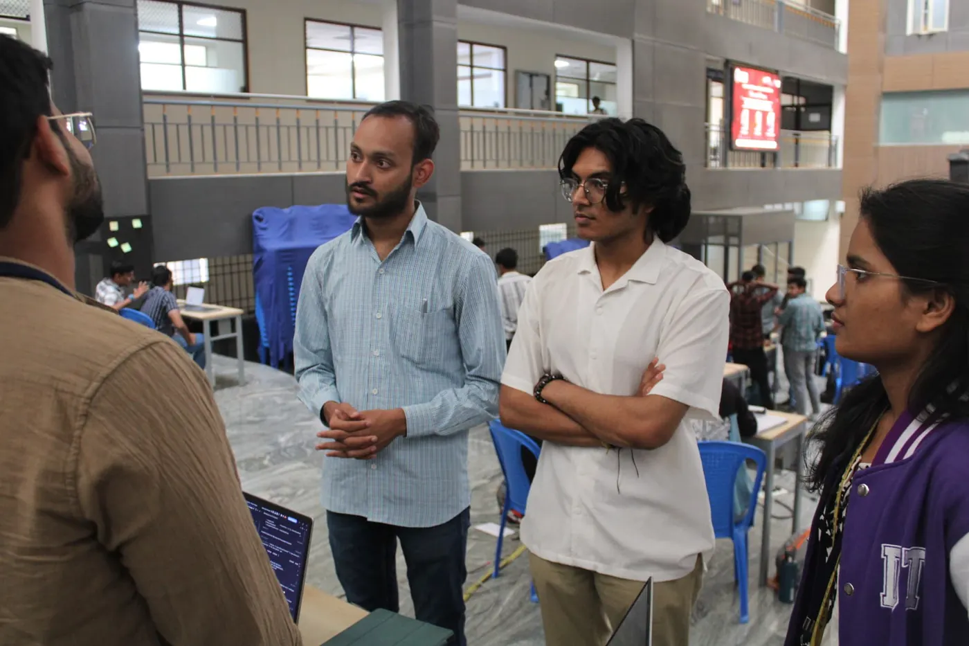 Amit Kumar Singh judging at HackSprint 2026 (3)
