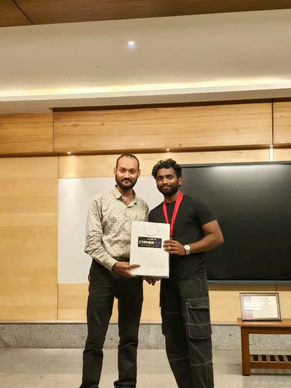 Amit Kumar Singh with a CYPHER 4.0 certificate