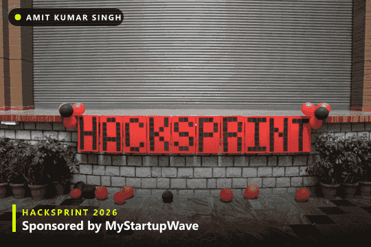 Amit Kumar Singh at HackSprint 2026 – event moments at REVA University